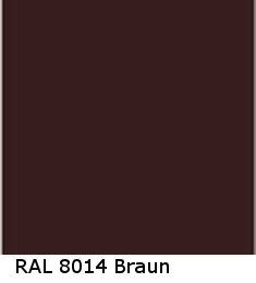RAL 8014 Braun 